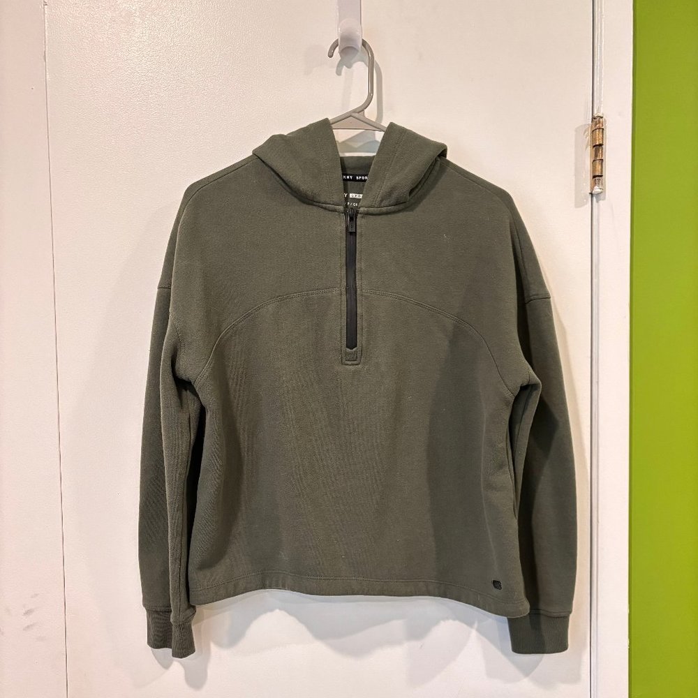 DKNY Sport Women's cropped hoodie sweatshirt